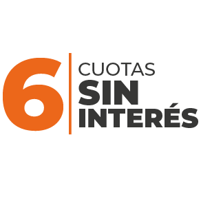 6 cuotas sin interés
